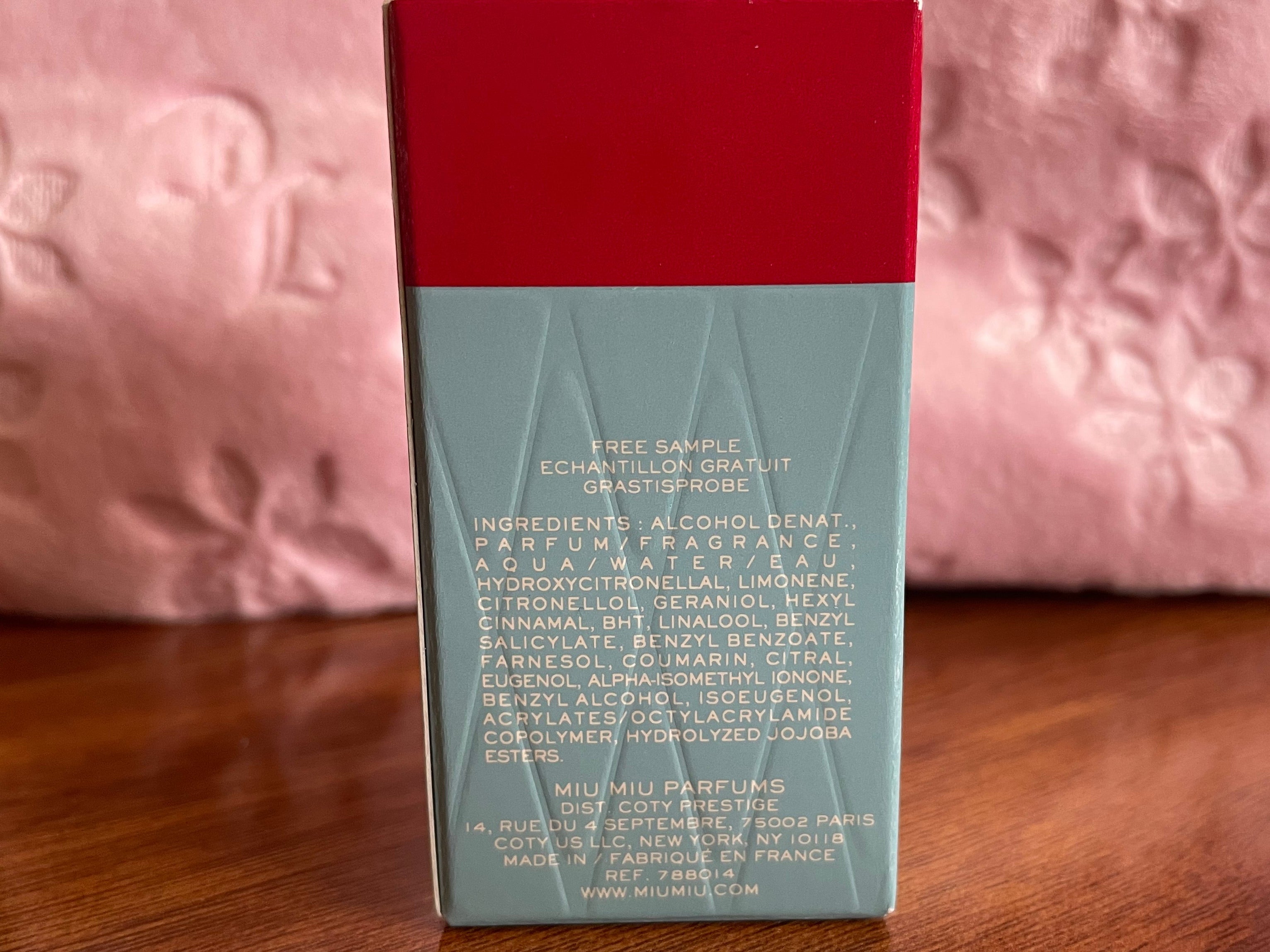 Miu Miu Eau De Parfum
